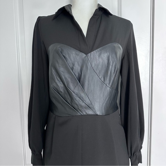 Chic Black Long Sleeve Jumpsuit - Picture 2 of 6